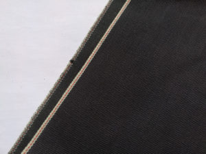 14.7oz Black Cotton Denim Fabric W9342-1