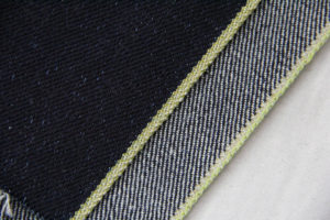 21.9oz Gold raw selvedge denim fabric W8947G