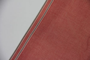 4.5oz Denim Chambray Fabric Red W0790