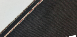 12.3oz Selvage Jeans Womens Black Denim Fabric W11426