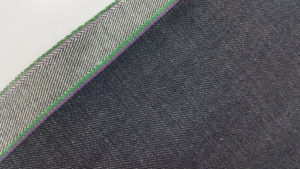 13.1oz Vintage Green Denim Fabric W89428