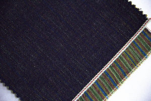 13.2oz Colored Satin Striped Denim Fabric Wholesale W11627