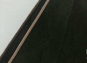 13.2oz Black Stretch Selvedge Denim Fabric W150212