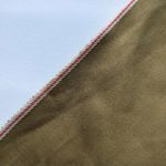 Khaki denim fabric