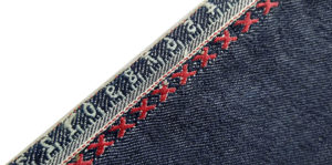 11.6oz Scale Edge Raw And Selvedge Denim Fabric Manufacturers W3781