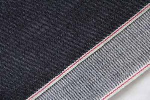 12.6oz Double Core Cotton Yarns Red Selvedge Stretch Denim Fabric Organic Material W170110