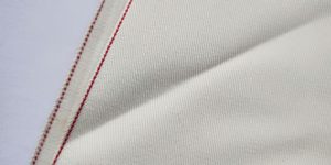 10.1oz White Denim Fabric Cream Selvage Denim Jeans Fabric Manufacturer W0161