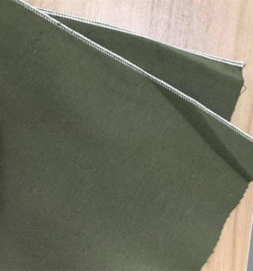 9.6oz Salvage Mens Jeans Green Denim Fabric For Uniform W93611-2