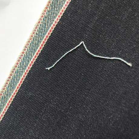 21.8oz Durable Bicker Jeans Slub Raw Denim Fabric W89535-5