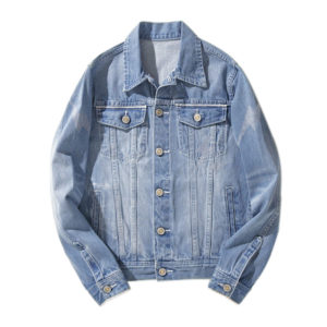 Western Style Blue Jean Jacket OEM Biker Jacket Men