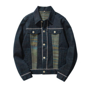 Durable Biker Jacket Custom Selvedge Denim Jean Jacket