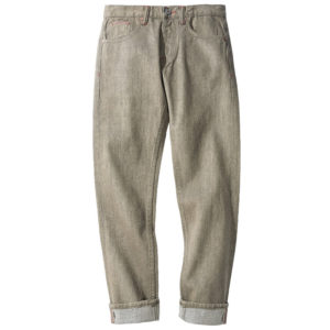 Custom Khaki Pants Raw Selvedge Denim Stretch Jeans