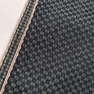 13.1oz 100%Cotton Jacquard Selvage Denim Jean Garment Fabric