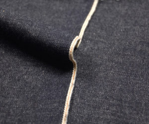 14.5oz Hairy Cotton Slub Right Twill Raw Selvedge Denim Fashion Textile WF343