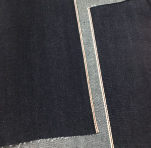 14oz DarkBlue Selvedge Denim Material Cotton Raw Selvage Jeans Fabric Manufacturers W662775-2