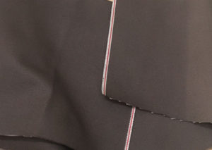 12oz Coffee Canvas Jacket Selvedge Denim Wholesale W93420-1