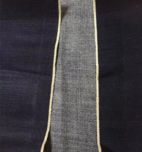 21.9oz High Rise Jeans Rope Dye Raw Selvage Slub Material Denim W89535-1