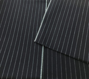 13.9oz Striped Denim Fabric White Selvedge W23192