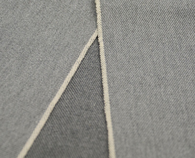 Grey Selvedge Bull Denim Twill | WingFly Textile