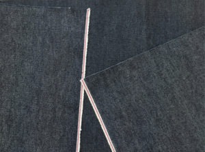 13.6oz Heavy Chambray Selvage Denim Durable Bike Jeans Fabric Supplier W26162-1