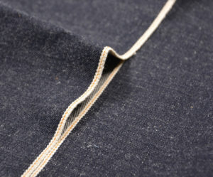 15.3oz Hairy Selvedge Raw Denim Jacket Hairy Jeans Fabric Suppliers WF333