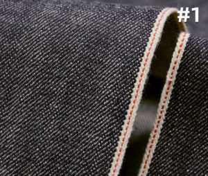 15oz Unsanforized Hairy Red Selvedge Denim Fabric Manufacturers W383