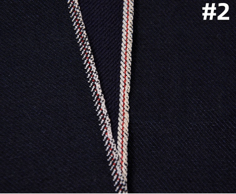 13.5oz Right Twill Jet Black Raw Selvedge Denim Manufacturer W285427