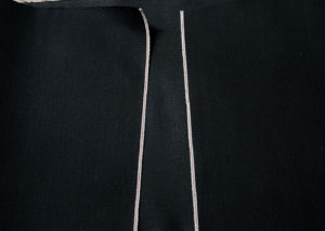 14.2 oz Solid Black Selvedge Denim Fabric Ready To Ship W6282803