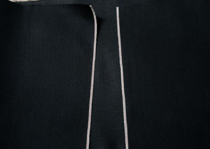 14.2 oz Solid Black Selvedge Denim Fabric Ready To Ship W6282803