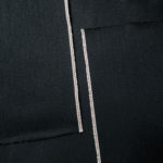 black selvedge jeans material