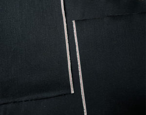 13.8 oz Black Selvedge Denim Jeans Material Manufacturer W62728K-1A