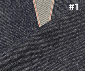 14.4oz Vertical Heavy Slubby Selvedge Denim Fabric Right Twill Raw Selvage Jeans Material W387139