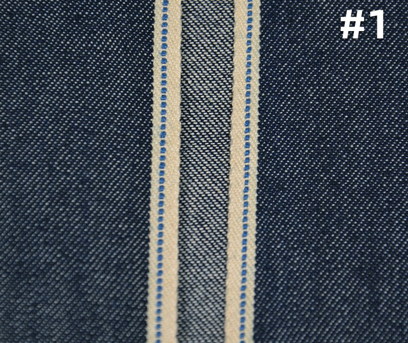 9oz Denim Clothing Textile Spring Summer Selvedge Denim Fabric Right Twill Blue Edge Jean Shirts Selvage Denim Fabric W187116