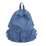 School Denim Backpack