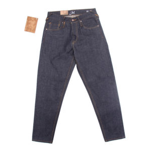 Retro Selvedge Jeans Heavy Raw Denim Trousers Loose Straight Embroidered Quality Same As Japanese Pants Men EWA210208