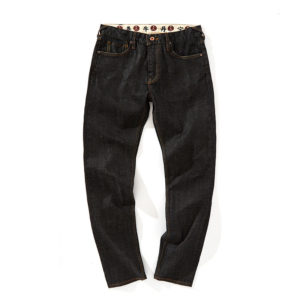 New Soft Desizing Hemming Selvedge Jeans Men's Raw Selvage Denim Pants Straight High-end Bottoms EW2101246