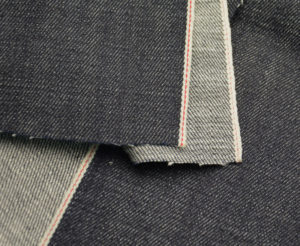 11oz Selvedge Denim Material Warp Weft Yarns With Slub Wholesale Manufacture W183116