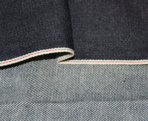 11.5oz 98.1%Cotton1.9%Spandex Right Twill Stretch Selvedge Raw Denim Fabric Wholesale W285125