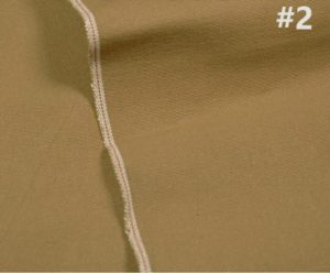 13oz Duck Canvas Jean Selvedge Fabric Light Khaki Selvage Denim Fabric Supplier W284227