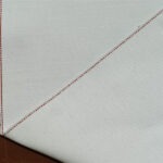 Beige selvedge denim fabric