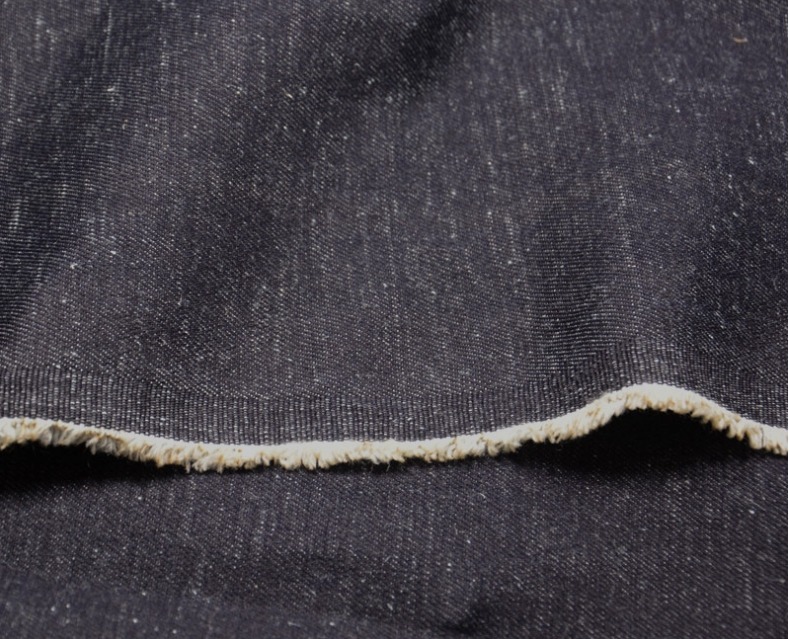12 Oz Cotton Hemp Jeans Cowboy Cloth Material 59/60 Inch Hemp Denim Fabric Wholesale And Custom W286929