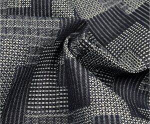 13oz Cottton Jacquard Denim Fabric Supplier Indigo Denim Textile Jeans Cloth Material Wholesale