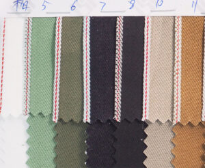 Brown Selvedge Denim Fabric
