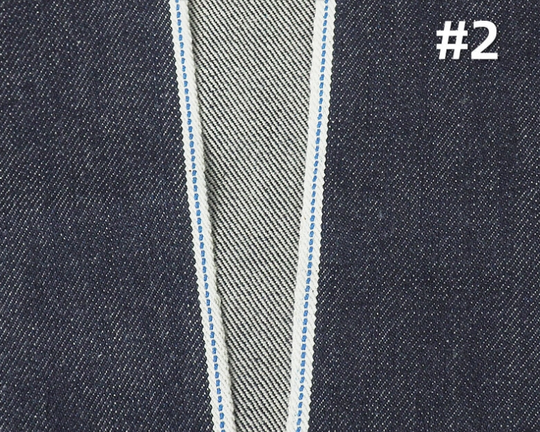 20 oz Denim Jeans Cloth Wholesale 3/1 Weft Light Khaki Heavyweight Selvedge Denim Fabric Manufacturers W387838