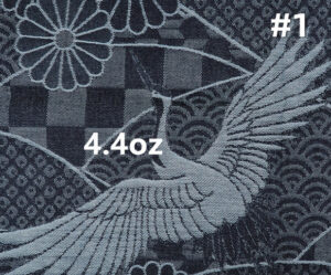 Printed denim fabric