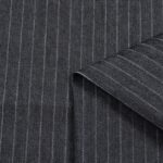 striped denim fabric