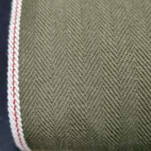 12oz Armygreen Herringbone Selvedge Denim Textile Manufacturers Premium Raw Selvage Jeans Cloth Wholesale W236821