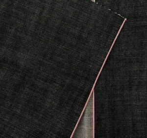 15.7oz Heavyweight Raw Selvedge Denim Fabric Vintage Unwashed Deep Indigo Pink Salvedge Jeans Cloth Wholesale W366038