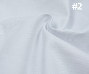 White cotton twill fabric