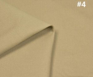 Brown cotton twill fabric custom